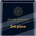 Third place award certificate for Joy Prix de Beauté 2011.