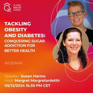 Webinar over obesitas en diabetes met sprekers Susan en Margret.