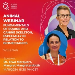 Webinar promo with two speakers on animal biomechanics