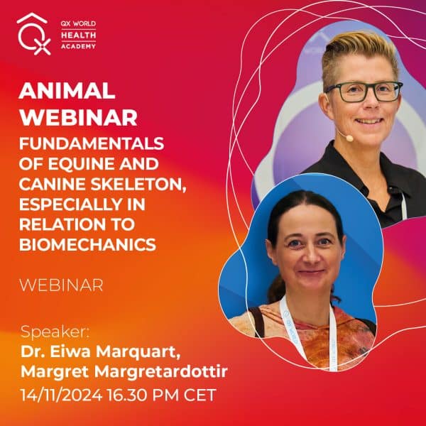 Webinar promo with two speakers on animal biomechanics