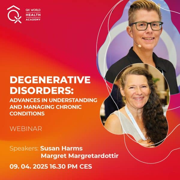 Webinar on Degenerative Disorders with speakers Susan and Margret